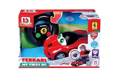 Produktbild von BB Junior RC - LaFerrari mit Licht und Sound, ferngesteuertes Lenkrad, rot, 27MHz