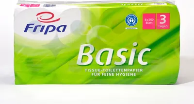 Image de Fripa Toilettenpapier Basic, 3-lagig, weiá