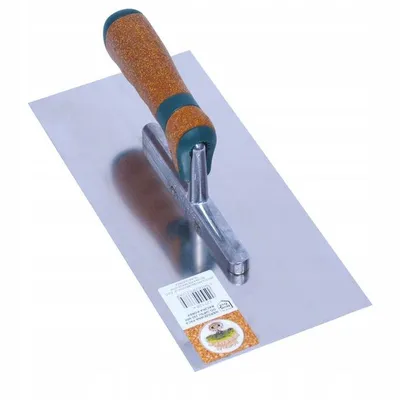 Produktbild von Olejnik Glättekelle 280mm Edelstahl Glättscheibe Traufel Korkgriff