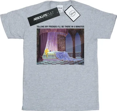 Produktbild von Disney - "Sleeping Beauty I'll Be There In 5" T-Shirt für Damen BI49474 (XXL) (Grau)