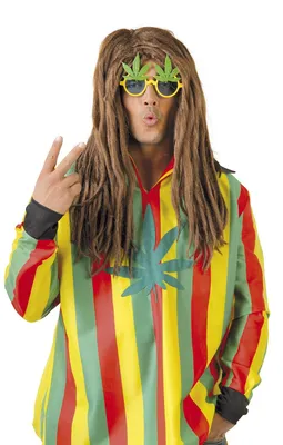 Rastafari-Brille – Reggae-Sonnenbrille für Party & Karneval