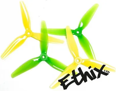 Produktbild von HQProp Ethix S4 3 Blatt Propeller Lemon Lime 4 Stück 5 Zoll