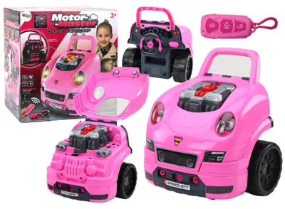 Produktbild von Leantoys Werkstatt-LKW-Demontage-DIY-Kit Pink