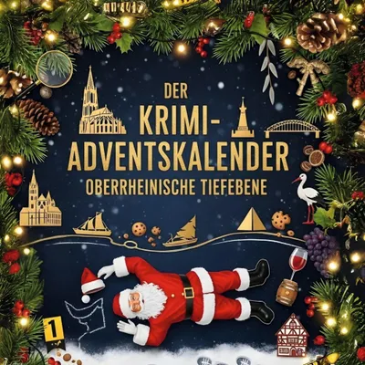 Produktbild von Der Krimi-Adventskalender Oberrheinische Tiefebene