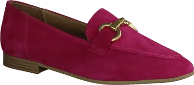 Produktbild von Tamaris 24222-513 Damen, Balleina, Slip On, Leder, Fuxia (Pink), Slipper - Damenschuhe Slipper / Trotteur, Mehrfarbig, leder, absatzhöhe: 10 mm