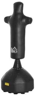 Immagine prodotto di HOMCOM  Sacco da boxe da terra 180 cm, supporto per sacco da boxe, manichino da boxe, supporto per sacco da boxe, nero
