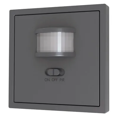 Produktbild von McPower Bewegungsmelder 160° Unterputz Wandmontage | Shallow | 9m Reichweite 230V, Schwarz