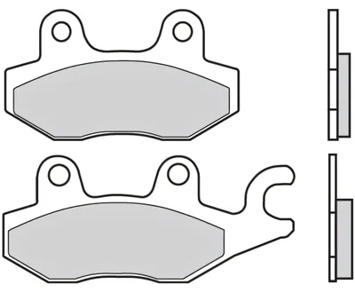 Produktbild von Brembo 07071 Organische Bremsbeläge Silber Silber One Size
