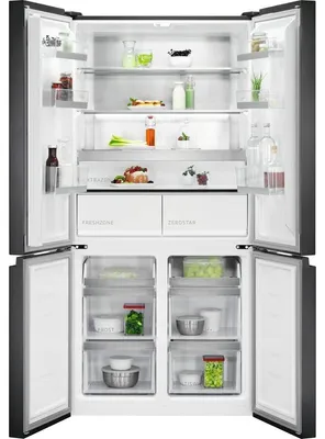 Immagine prodotto di AEG RMB952D6VB Frigorifero Multidoor 4 Porte Metal con Tecnologia MultiFlow – Classe D