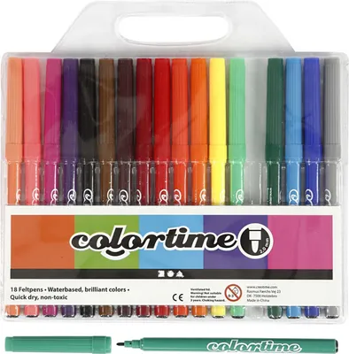 Zdjęcie produktu dla Zestaw ołówków Colortime 18 sztuk