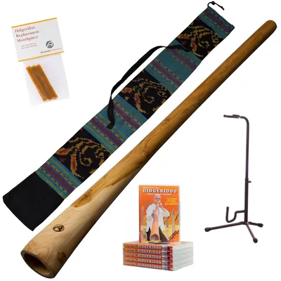 Immagine prodotto di Pacchetto didgeridoo 130 cm - completo di DVD e accessori