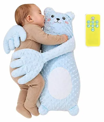 Produktbild von Baby Einschlafhilfe Hand mit Fernbedienung – Beruhigende Klopfhand für Kinderwagen Babybett | Sanfte Schlafunterstützung
