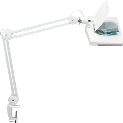 Produktbild von MAUL Lupenleuchte MAULvitrum LED 6.500 K Klemmfuß weiß