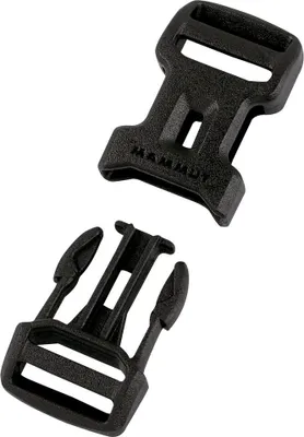 Productafbeelding van Dubbele verstelgesp met zijwaartse sluiting, 25 mm, zwart, 25 mm, Mammut