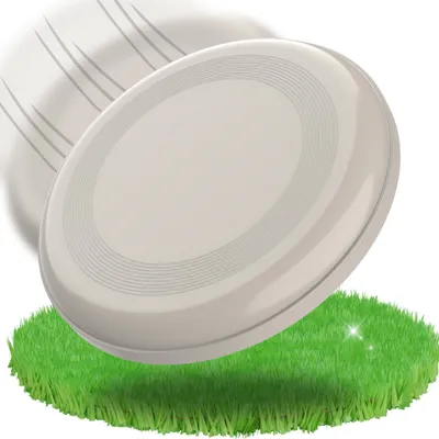 Produktbild von Nachhaltige Frisbee Scheibe 'Space Flyer' Ø 22 cm - Wurfscheibe für Kinder, Erwachsene oder als Hundefrisbee sorgt für jede Menge Spielspaß - haselnuss