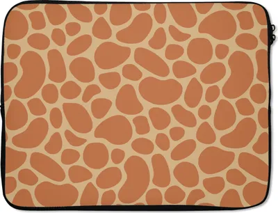 Produktbild von MuchoWow® Laptop Hülle 17 Zoll Laptoptasche Giraffe - Afrika - Gestaltung - Zipper - Schutzabdeckung