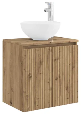 Obrázek produktu pro vidaXL Nástěnné umyvadlo Artisan – dub 49,5 x 41 x 64,5 cm
