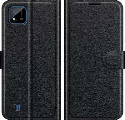 Produktbild von Mobigear Classic  Realme C11 (2020) Hülle Klapphülle Geldbörse - Schwarz