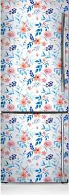 Produktbild von Magnete Küche Kühlschrank Kühlschrankmagnete 70x190 cm - Botanische Kunst