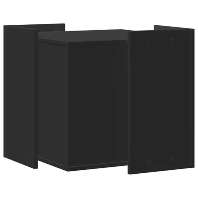Obrázek produktu pro Skříňka na kočičí záchod černá 53 x 53 x 51 cm kompozitní dřevo