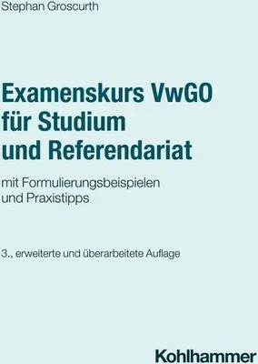 Immagine prodotto di Examenskurs VwGO für Studium und Referendariat