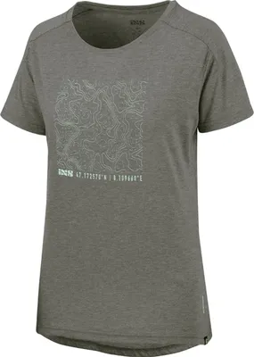 Produktbild von iXS Mädchen T-Shirt Flow Contour Tech Tee , Graphit - Grau, L