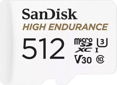 Produktbild von SanDisk SDSQQNR-512G-GN6IA, 512 GB, MicroSDXC, Klasse 10, 100 MB/s, 40 MB/s, Weiß