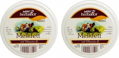 Produktbild von Herbaflor Melkfett mit Vitamin E, 2 x 250 ml