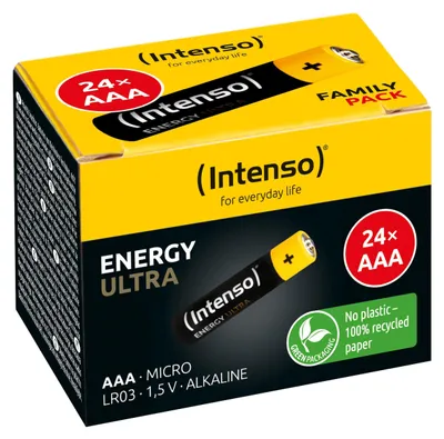 Produktbild von Intenso 7501814, Einwegbatterie, AAA, Alkali, 1,5 V, 24 Stück(e), 1250 mAh