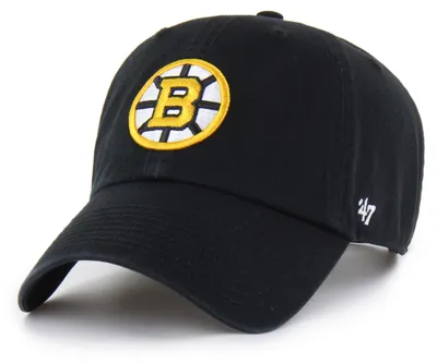 Produktbild von '47 Brand NHL Cap '47 CLEAN UP Boston Bruins Black