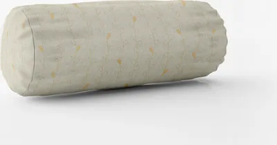 Produktbild von SCHÖNER LEBEN. Kissenhülle Metallic Blätterranken mint gold Größe 15x40cm (ØxB) Nackenrolle 15x40cm (ØxB) Nackenrolle Größe