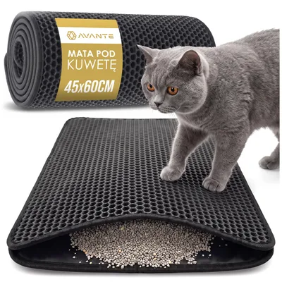 Produktbild von AVANTE Katzenstreumatte zweilagig wasserdicht 60 × 45 cm