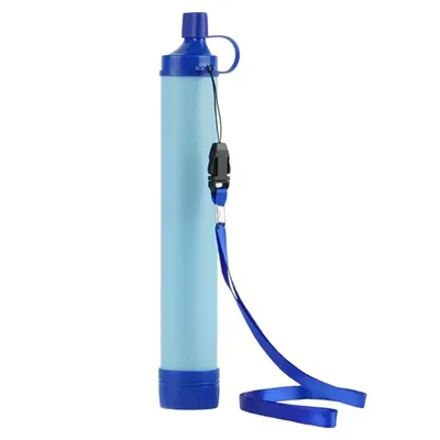 Produktbild von JUNG Tragbarer Trinkwasser Filter Strohhalm Für Outdoor Camping Wandern Reisen Radfahren Leicht Wasseraufbereitung Praktisch Mobil Flexibel Survival