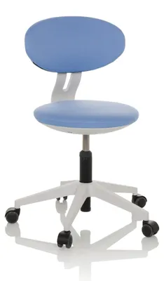 Produktbild von hjh OFFICE Kinderdrehstuhl MINIMOVO Schreibtischstuhl für Kinder höhenverstellbar ohne Armlehnen Stoff