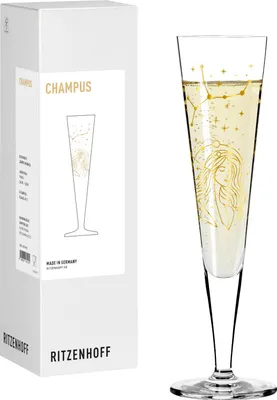 Produktbild von Ritzenhoff Champagnerglas #12 Jungfrau (Z. Mubaza) H25