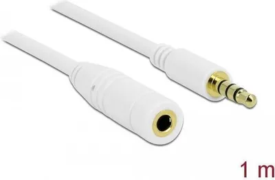 Image de Câble audio Delock - mini-jack stéréo 3,5 mm mâle vers mini-jack stéréo 3,5 mm femelle