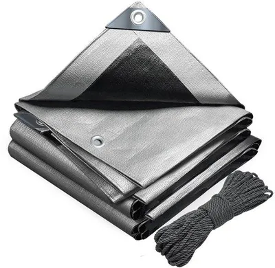 Productafbeelding van Waterdichte Polyethyleen Zeil 4x8m met Aluminium Oogjes