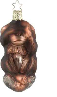 Produktbild von INGE-GLAS® Weihnachts-Hänger Affe Nichts sehen H ca 10cm