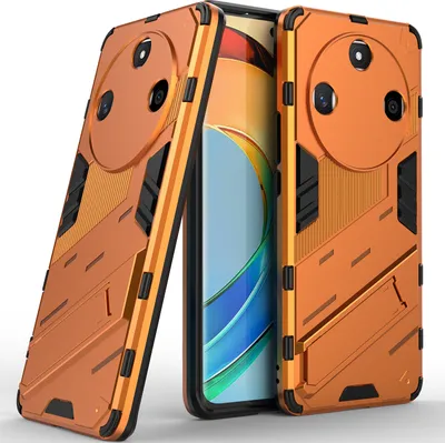 Produktbild von Armor Hülle für Honor X9b Hybrid PC TPU Bumper Stoßfestes Schutzhülle mit Standfunktion Weiß