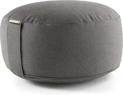 Obrázek produktu pro Meditační polštář Lotuscrafts Ronde Lotus - výška sedu 15 cm - pratelný bavlněný potah - výplň ze špaldy - certifikát GOTS