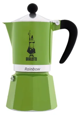 Produktbild von Bialetti Rainbow, 0,27 l, Aluminium, Thermoplast, Grün, 220 mm, 9,5 cm