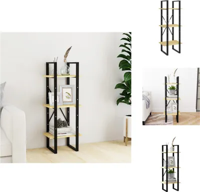 Produktbild von vidaXL Bücherregal 3 Böden 40x30x105 cm Massivholz Kiefer -  Bücherregale & Bücherschränke