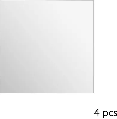 Immagine prodotto di Set di 4 specchi quadrati autoadesivi 30x30 - 5 five simply smart