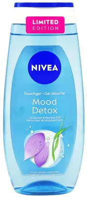 Produktbild von Nivea Duschgel MOOD DETOX 250ml Lotusblüte Meersalz Duft Shower Gel erfrischend