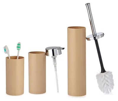 Produktbild von Berilo Badaccessoires - Toilettenburste - Seifenspender - beige