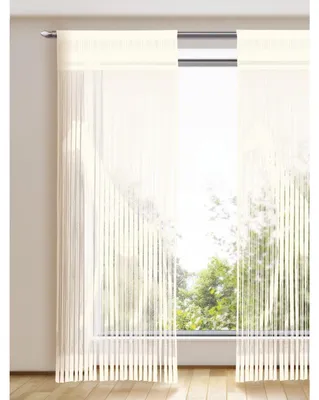 Produktbild von Fadengardine "Giraffe": Farbe: Beige Größe (HxB): 245x90cm