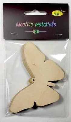 Productafbeelding van Elementen van 3 mm dik multiplex voor het decoreren van vlinders, 3 stuks - Galeria Hobby
