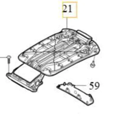 Immagine prodotto di VOLVO S90 S60 V90 V60 S60 pannello bracciolo 32369622 OE