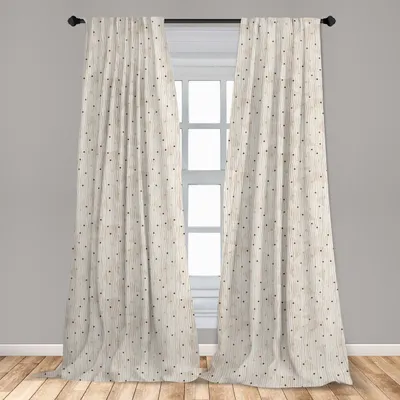 Produktbild von Abakuhaus, Fenstervorhänge, Strudel-Muster Kreise, 2-Panel-Set, 150 x 225 cm