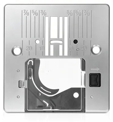 Geradstich-Nadelplatte aus Eisen, Ersatz für Nähmaschinen, 1 Stück